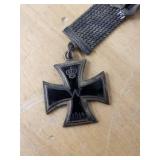 Iron Cross 1914 EK II 2nd Class Pendant with Crown Monogram