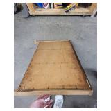 Vintage Wooden Letterpress Type-Case Cabinet with Grid Compartments