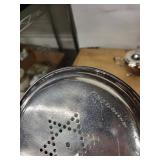 Silverplate Tea & Coffee Service on Ornate Tray - Teapot, Sugar, Creamer
