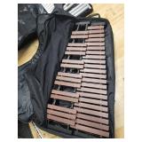 Ross R409 Marimba - 2 Bags, Wood Bars, Rolling Wheels