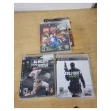 Sony PS3 Slim Bundle - Console & 4 Controllers & 3 Games