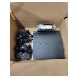 Sony PS3 Slim Bundle - Console & 4 Controllers & 3 Games