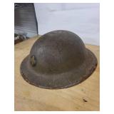 Brodie-Style Steel Helmet with Medical Cross Insignia