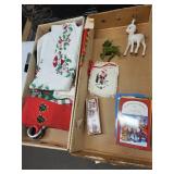 Christmas Ornaments & Decorations - Assorted Glass Baubles, Pine Cones, Figurines
