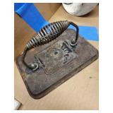 Vintage Christmas Cards & Kitchen Tools in Cardboard Box