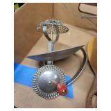 Vintage Christmas Cards & Kitchen Tools in Cardboard Box