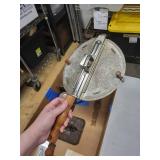 Vintage Christmas Cards & Kitchen Tools in Cardboard Box