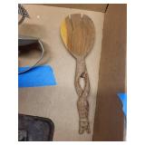 Vintage Christmas Cards & Kitchen Tools in Cardboard Box