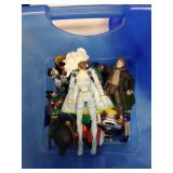 TMNT, Superhero & Harry Potter Action Figures Assortment - Mixed Collectibles with Storage Bins