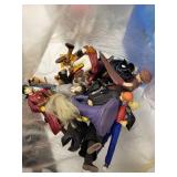 TMNT, Superhero & Harry Potter Action Figures Assortment - Mixed Collectibles with Storage Bins
