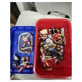 Hockey Action Figures - Assorted Players In Red & Blue Bins
