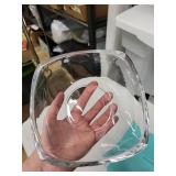 Tiffany & Co. Crystal Glass Bowl - Clear, Turquoise Box Included