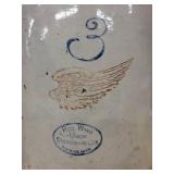 Red Wing Union Stoneware Co. Wing Canisters Pair - Stoneware from Red Wing MN