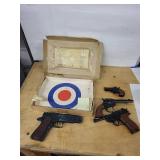 Colt .45 Automatic & Commander .45 Replica Handguns - 4-Piece Toy Gun Set