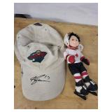 Hockey Books & Memorabilia Collection - 5 Books, Autographed Cap, 2 Sticks