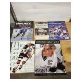Hockey Books & Memorabilia Collection - 5 Books, Autographed Cap, 2 Sticks