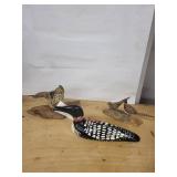 North American Wildlife Designs Bird Sculptures (Lot of 3) - Loon, Partridge & Duck Pair - MN