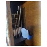 Howard Miller Clock 613-108 Oak Wall Clock with Pendulum & Winding Key