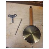 Howard Miller Clock 613-108 Oak Wall Clock with Pendulum & Winding Key