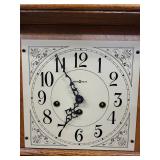 Howard Miller Clock 613-108 Oak Wall Clock with Pendulum & Winding Key