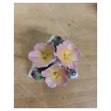 Aynsley Winter Blossom Jar with Four-Hole Top & Pink Morning Glory Bouquet