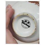 Kathy China Blue & White Ceramic Set - Bowl, Teacup with Saucer, Small Cup, Figurine