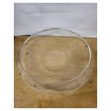 Clear Glass Round Display Bowl - 12-Inch Diameter, Shallow Dish