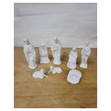 Midwest Imports Nativity Scene Porcelain Figures Set - 8-Piece - Made in Taiwan