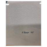 K. Shoop Sun Jewels - 2 Framed Original Watercolor Prints (1997)