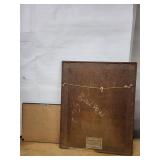 Pair of Vintage Landscape Etchings in Black Frames