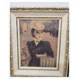 La Mode Illustree Vintage Fashion Prints - 4 Framed Illustrations (Lot of 4)