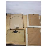 La Mode Illustree Vintage Fashion Prints - 4 Framed Illustrations (Lot of 4)