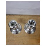 Rank Whitin Sterling Candlesticks - Weighted & Peenforged (Lot of 2) 2001