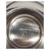 Reed & Barton 101 Silver-Plate Bowls with Teal Interiors - 5-Piece Set