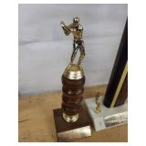 1983 Lake Elmo Huff & Puff Mens Softball Class-B 1st Place Trophy (Lot of 3)