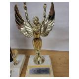 1983 Lake Elmo Huff & Puff Mens Softball Class-B 1st Place Trophy (Lot of 3)