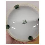Leonard Vienna Porcelain Shell Dish & Lidded Pedestal Jar - Two-Piece Set