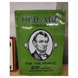 Pepsi-Cola 5¢ Sign, Old Abe Cigars Green Sign & CruzReal Humidor Collection