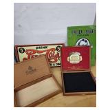 Pepsi-Cola 5¢ Sign, Old Abe Cigars Green Sign & CruzReal Humidor Collection