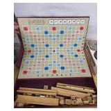 Parker Brothers Leaky Pipe Card Game, Scrabble & Kentucky Derby Racing Game - Vintage Board Games