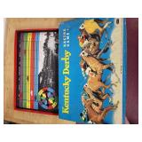 Parker Brothers Leaky Pipe Card Game, Scrabble & Kentucky Derby Racing Game - Vintage Board Games