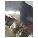 Silver Plate Tray Set - 3-Piece Vintage - Two Round Trays & Grapevine Edge Compote