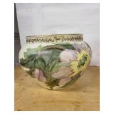 D&C Hand-Painted Floral Ceramic Vase With Gold Trim & Pink Tulip Vase - 2-Piece Set