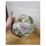 D&C Hand-Painted Floral Ceramic Vase With Gold Trim & Pink Tulip Vase - 2-Piece Set