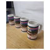 Miller High Life Stein - Holiday Traditions 4-Pack