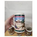 Miller High Life Stein - Holiday Traditions 4-Pack