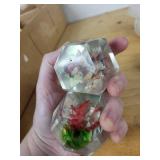 Assorted African Soapstone Animal Figurines & Glass Crystal Fish Paperweights