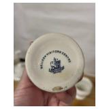 Rosenthal Classic Germany & Belleek Ireland White Porcelain Centerpiece on Charger Plate
