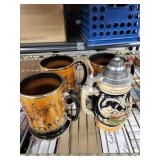 Arthur Wood Stuttgart Stiftskirche Mugs (Lot of 3) - Made in Germany