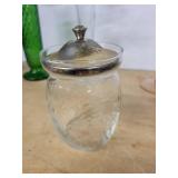 Glass Vase Collection - Emerald Green Diamond Vase, Clear Wavy-Top Vase, Pink Fluted Vase, Amber Bowl, Sugar Jar, Crystal Goblet